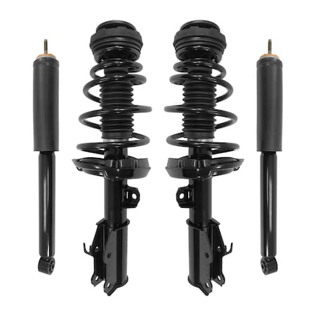 Unity 4-11037-251320-001 Front and Rear Complete Strut Assembly Shock Kit 4-11037-251320-001